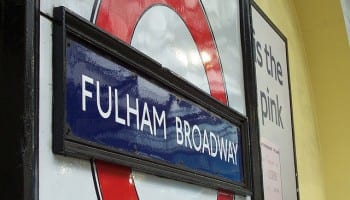 Fulham broadway station - chelsea