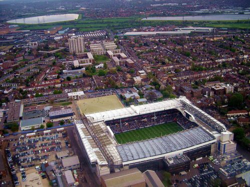 white hart lane oppe fra