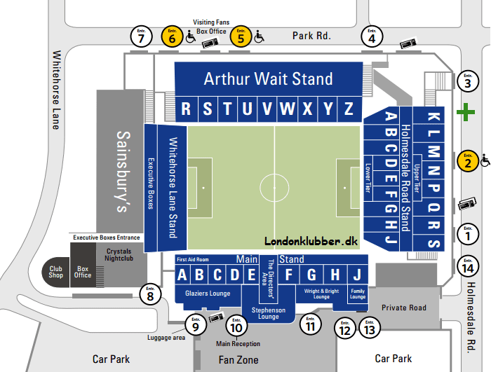 Selhurst Park stadionplan