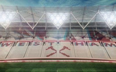 West Ham: Olympiskie Stadion - Eastside tribune Kilde: WHUFC.COM