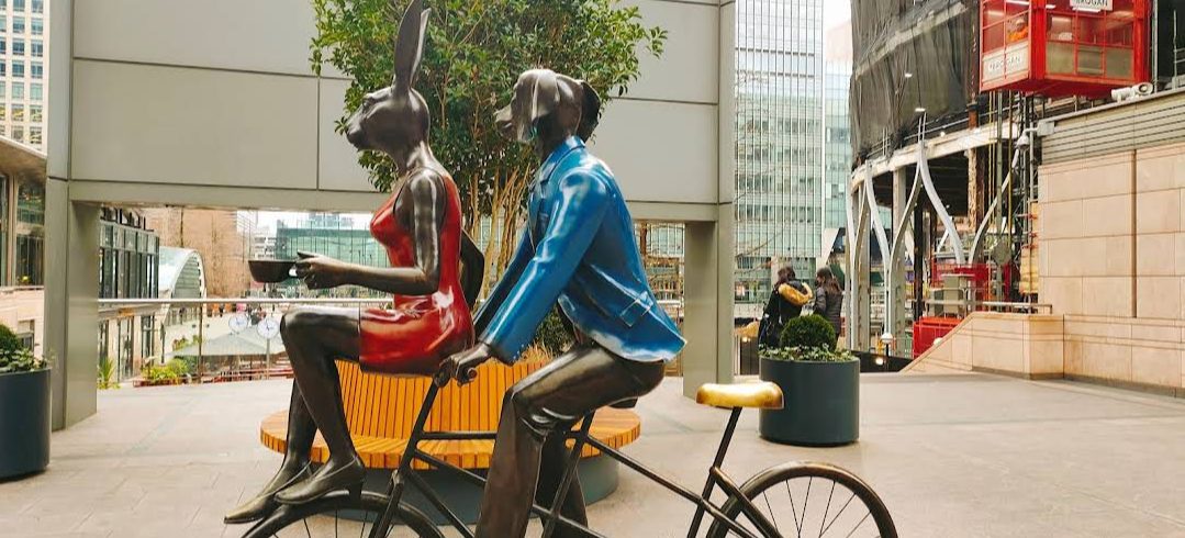 Kunstinstallationer på Canary Wharf