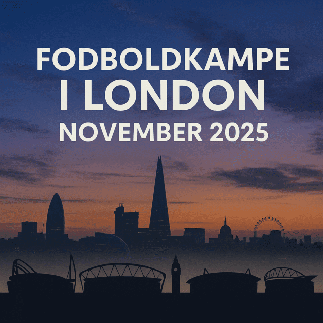 Fodboldkampe i london november 2025